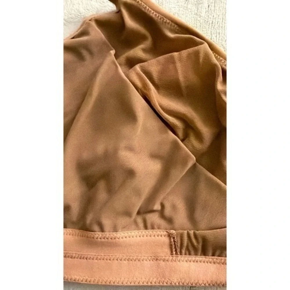 COSABELLA tan free cut micro curvy‎ Wirefree bralette size  tre large NWT